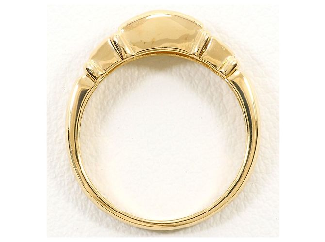 Autre Marque 18K Gelbgold-Ring mit braunem Diamanten Golden - Ansicht 3