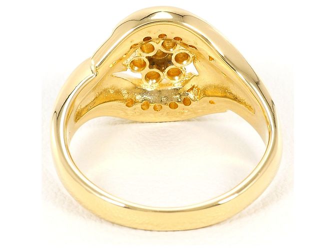 Autre Marque 18K Gelbgold-Ring mit Diamant Golden - Ansicht 4