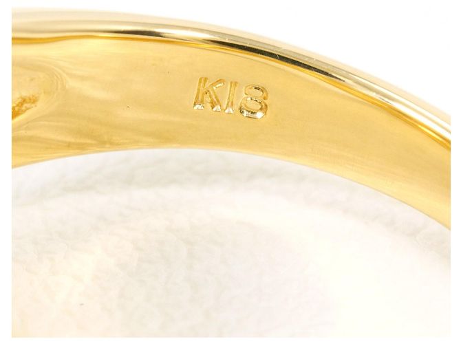 Autre Marque 18K Gelbgold-Ring mit Diamant Golden - Ansicht 5