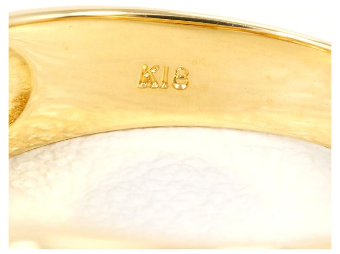 Autre Marque 18K Gelbgold-Ring mit Diamant Golden - Ansicht 5