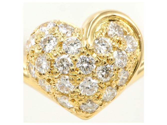 Autre Marque 18K Gelbgold-Ring mit Diamant Golden - Ansicht 2