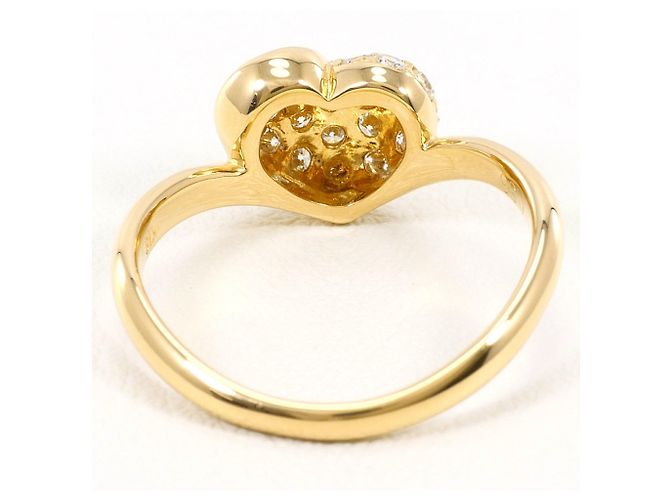 Autre Marque 18K Gelbgold-Ring mit Diamant Golden - Ansicht 4