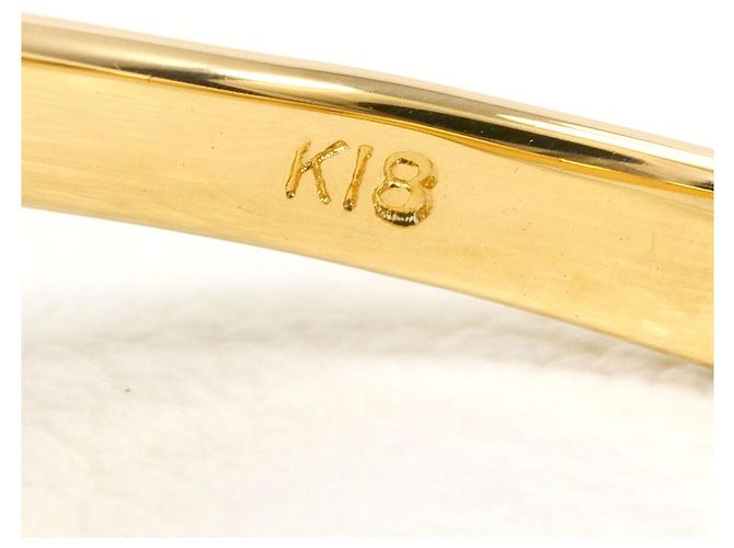 Autre Marque 18K Gelbgold-Ring mit Diamant Golden - Ansicht 5