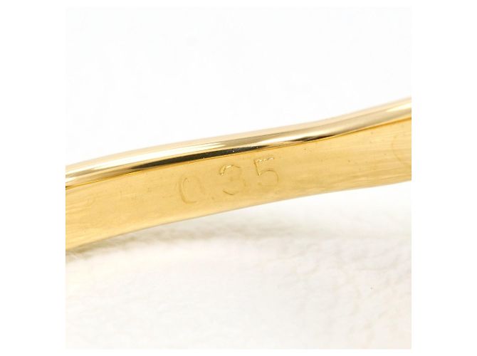 Autre Marque 18K Gelbgold-Ring mit Diamant Golden - Ansicht 6