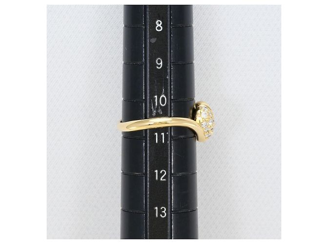 Autre Marque 18K Gelbgold-Ring mit Diamant Golden - Ansicht 8