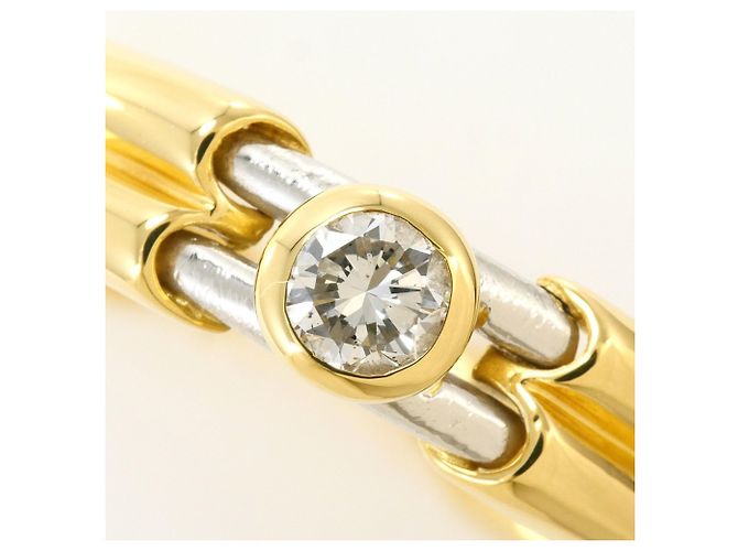 Autre Marque Ring in Platin und Gelbgold Golden - Ansicht 2
