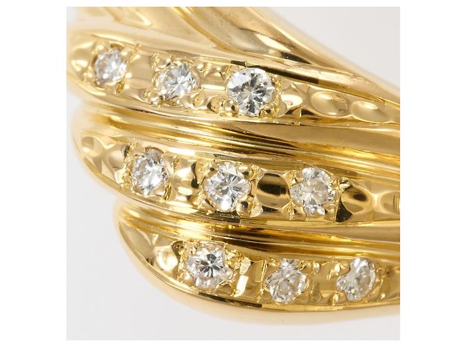 Autre Marque 18K Gelbgold Diamantring Golden - Ansicht 2