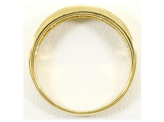 Autre Marque 18K Gelbgold-Ring mit Diamant Golden - Ansicht 3
