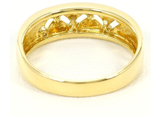 Autre Marque 18K Gelbgold-Ring mit Diamant Golden - Ansicht 4