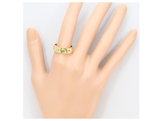 Autre Marque 18K Gelbgold-Ring mit Diamant Golden - Ansicht 7