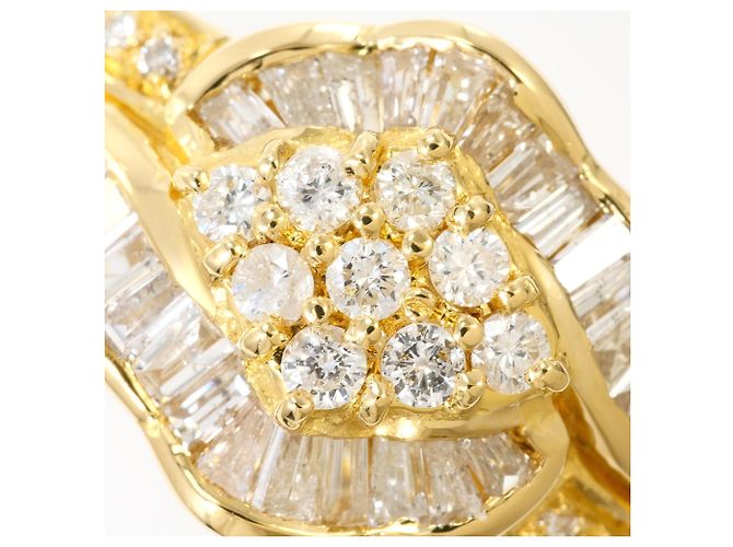 Autre Marque 18K Gelbgold-Ring mit Diamant Golden - Ansicht 2
