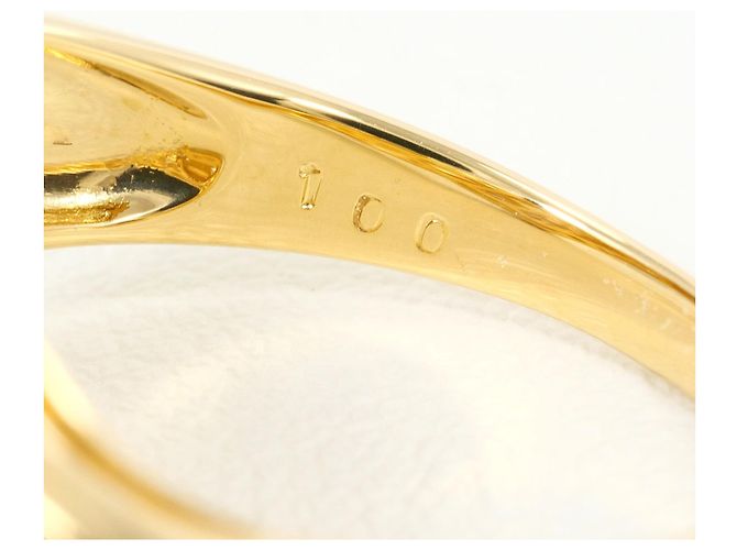Autre Marque 18K Gelbgold-Ring mit Diamant Golden - Ansicht 6