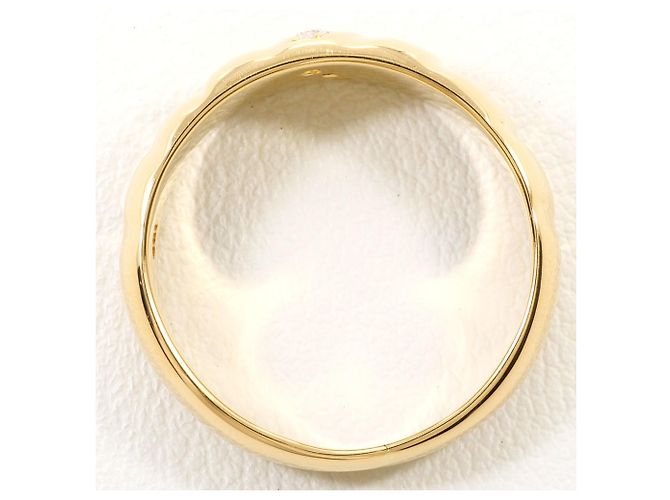 Autre Marque 18K Gelbgold-Ring mit Diamant Golden - Ansicht 3