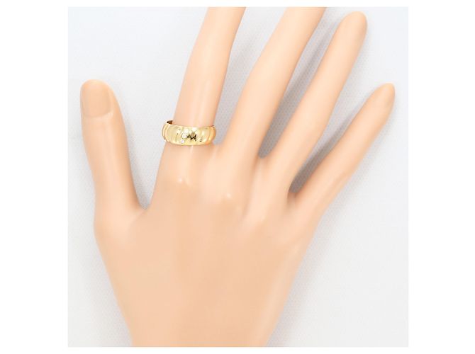 Autre Marque 18K Gelbgold-Ring mit Diamant Golden - Ansicht 6