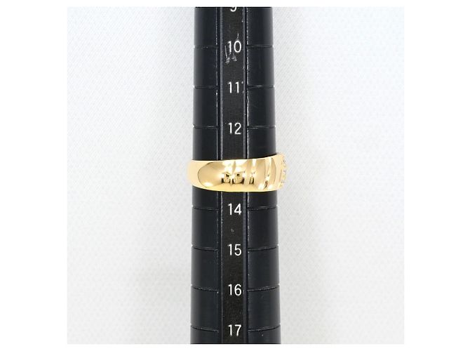 Autre Marque 18K Gelbgold-Ring mit Diamant Golden - Ansicht 7
