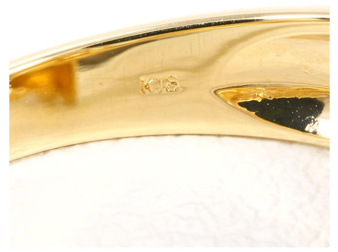 Autre Marque 18K Gelbgold und Platin Diamant Ring Golden - Ansicht 6