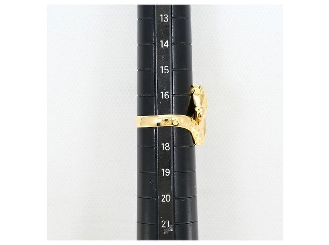 Autre Marque PT900 Platin- und 18K Gelbgold-Ring mit Diamant Golden - Ansicht 7