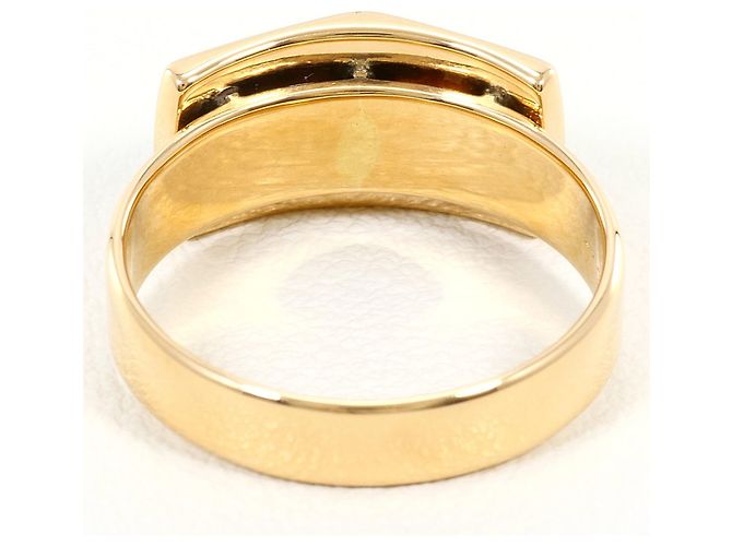 Autre Marque 18K Gelbgold-Ring mit Diamant Golden - Ansicht 4