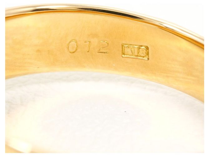Autre Marque 18K Gelbgold-Ring mit Diamant Golden - Ansicht 5