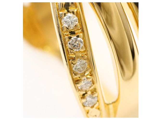 Autre Marque Anillo de banda en oro amarillo de 18K con diamante Dorado - vista 2