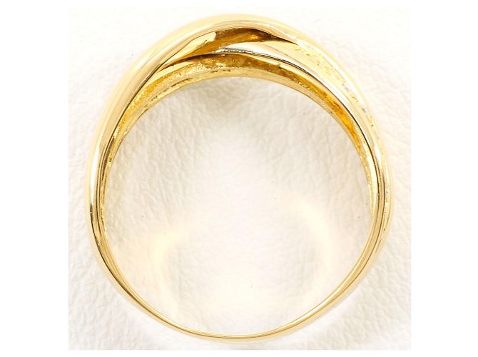 Autre Marque Anillo de banda en oro amarillo de 18K con diamante Dorado - vista 3