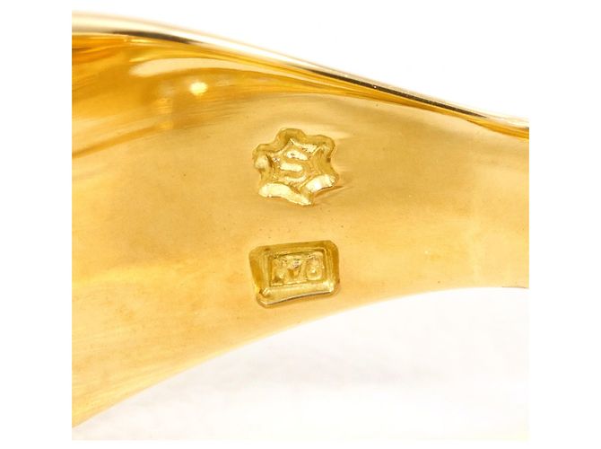 Autre Marque Anillo de banda en oro amarillo de 18K con diamante Dorado - vista 5