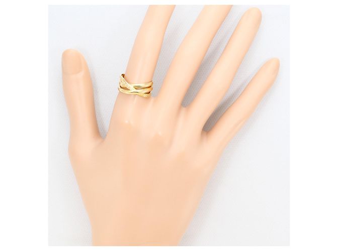 Autre Marque Anillo de banda en oro amarillo de 18K con diamante Dorado - vista 7