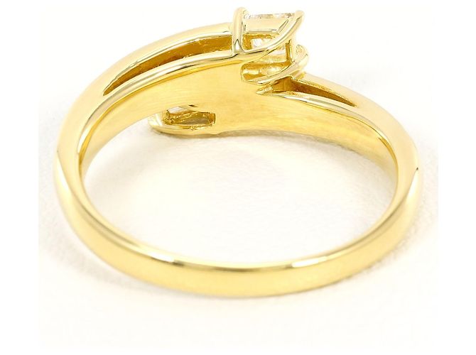 Autre Marque 18K Gelbgold-Ring mit Diamant Golden - Ansicht 4