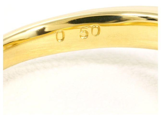 Autre Marque 18K Gelbgold-Ring mit Diamant Golden - Ansicht 6