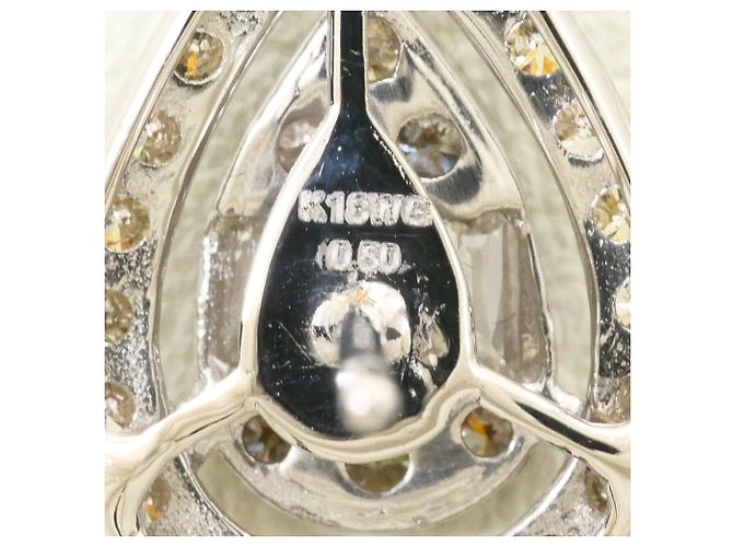 Autre Marque Orecchini a lobo in oro bianco 18K con diamanti D'oro - vista 4