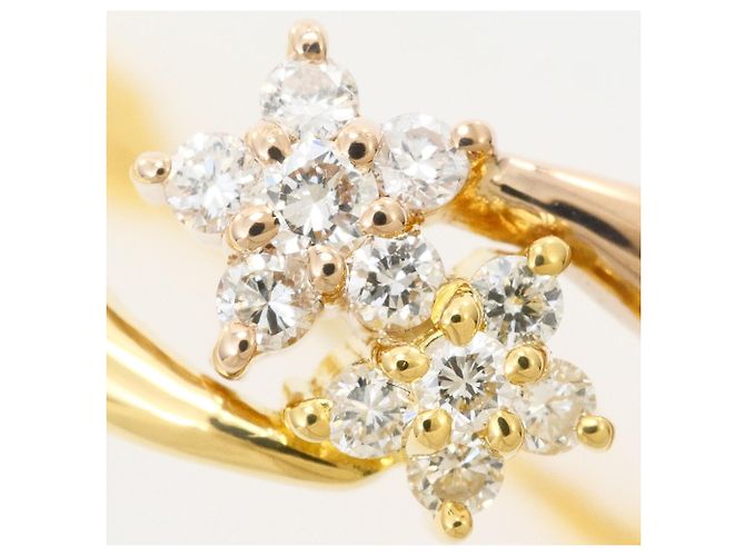 Autre Marque 18K Goldring mit Diamant Golden - Ansicht 2