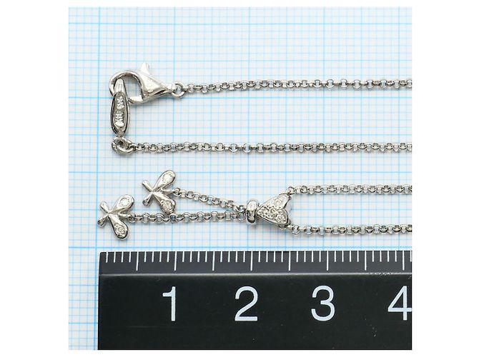 Autre Marque 18K Weißgoldkette mit Diamant Golden - Ansicht 5