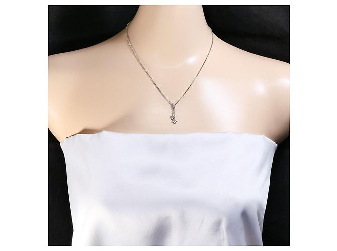 Autre Marque 18K Weißgoldkette mit Diamant Golden - Ansicht 6