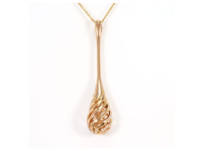 Autre Marque Collana in oro rosa 18K e diamanti D'oro - vista 3
