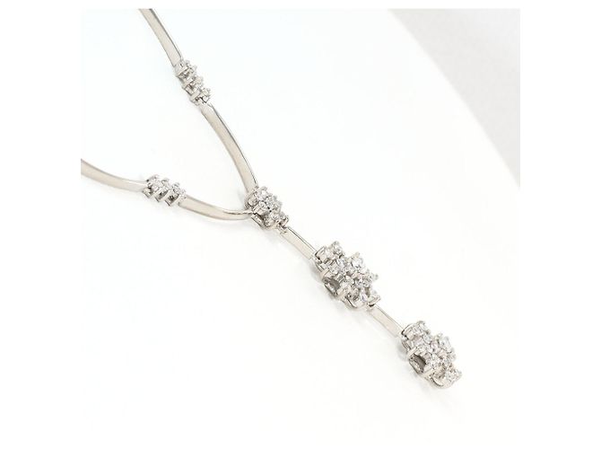 Autre Marque Collana in oro bianco 14K e diamanti D'oro - vista 2