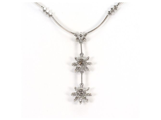 Autre Marque Collana in oro bianco 14K e diamanti D'oro - vista 3