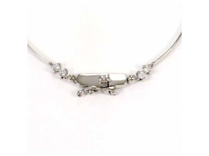 Autre Marque Collana in oro bianco 14K e diamanti D'oro - vista 6