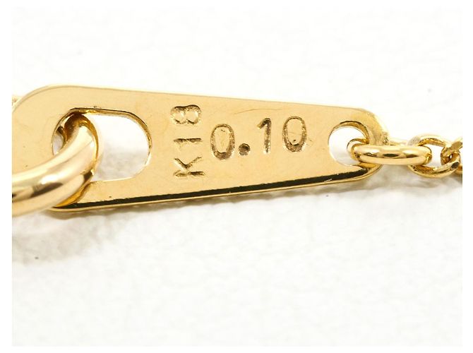 Autre Marque Collana in oro giallo 18K e platino con diamante D'oro - vista 4
