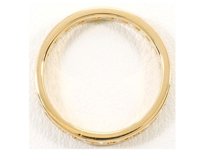 Autre Marque 18K Gelbgold-Ring mit Diamant Golden - Ansicht 3