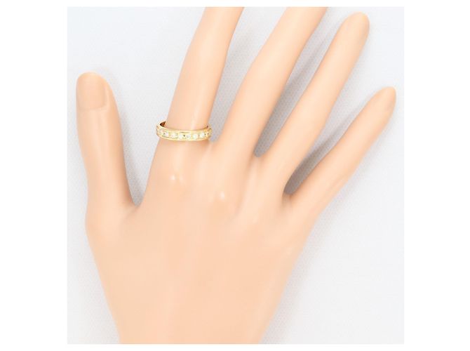 Autre Marque 18K Gelbgold-Ring mit Diamant Golden - Ansicht 6