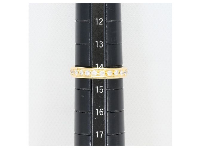Autre Marque 18K Gelbgold-Ring mit Diamant Golden - Ansicht 7