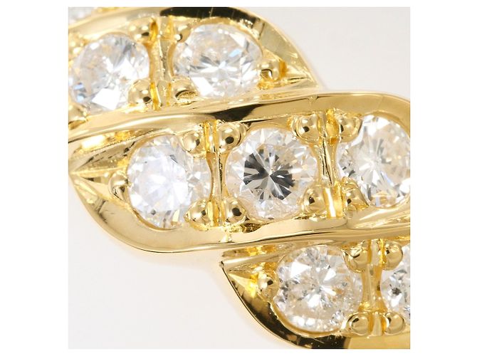 Autre Marque 18K Gelbgold-Ring mit Diamant Golden - Ansicht 2
