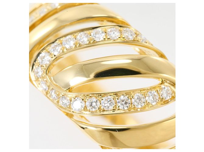 Autre Marque 18K Gelbgold Diamantring Golden - Ansicht 2