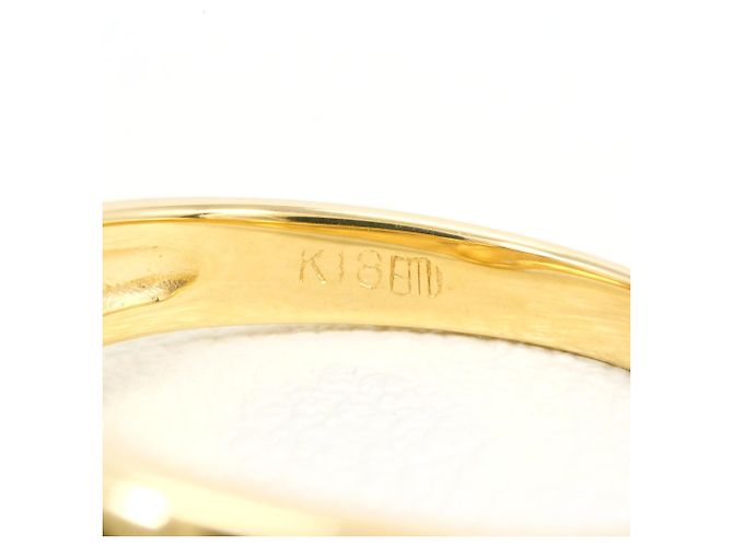 Autre Marque Anel de banda em ouro amarelo 18K com diamante Dourado - vista 5
