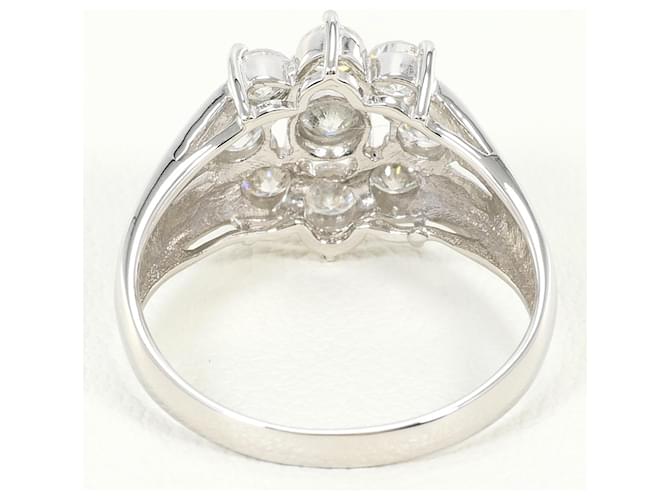 Autre Marque Platinring mit Diamant - Ansicht 4