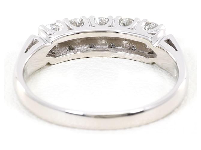 Autre Marque Platinring mit Diamant - Ansicht 4