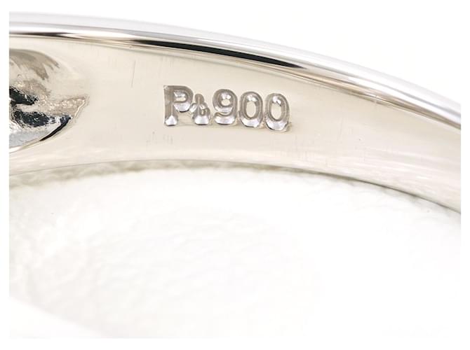 Autre Marque Platinring mit Diamant - Ansicht 5