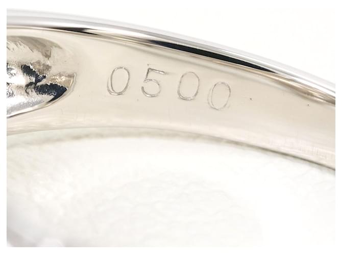 Autre Marque Platinring mit Diamant - Ansicht 6