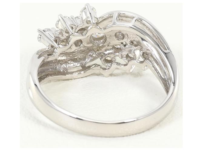 Autre Marque Platin-Diamant-Ring - Ansicht 4