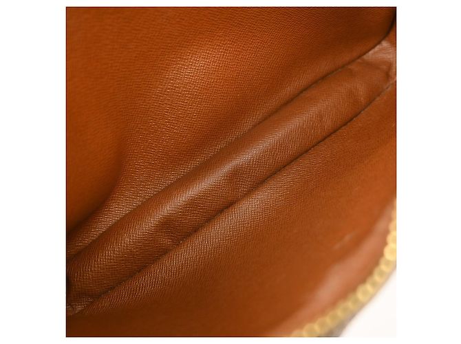 Borsa Louis Vuitton Pochette Marly Bandouliere in Canvas Monogram medium Marrone - vista 3
